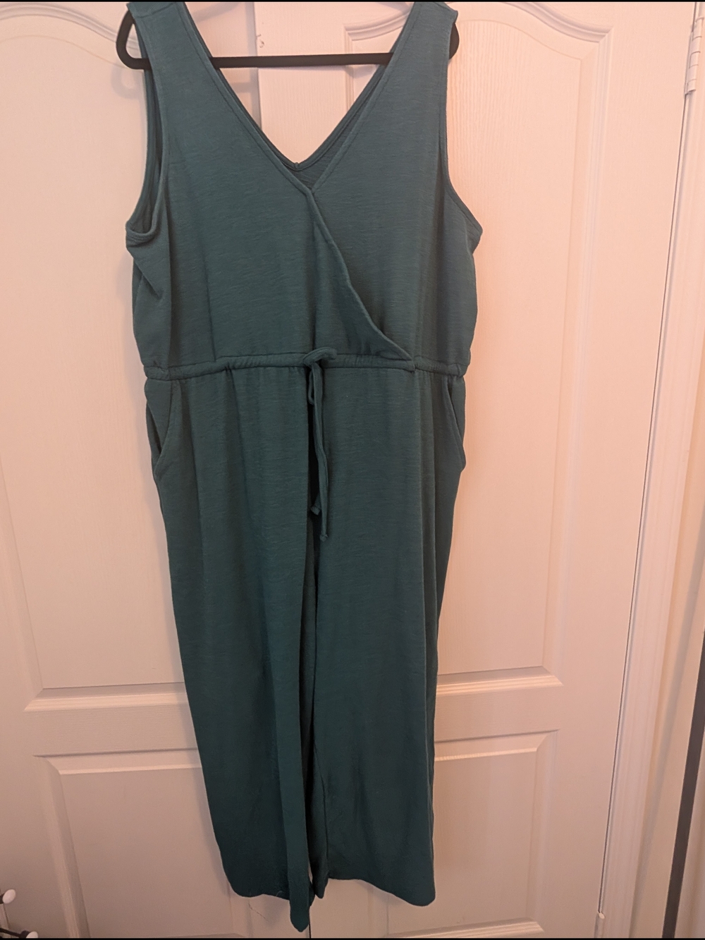 Old Navy Teal Green Sleeveless Jumpsuit